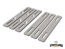 Kit cerchiaggio doppio per pali ancoraggio PE Alu, PI Alu, PG Alu