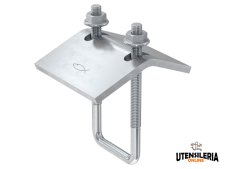 Morsetto Fischer TKR 31 per il fissaggio di profili FLS 31 a strutture in acciaio (25pz) Morsetto Fischer TKR 31 per il fissaggio di profili FLS 31 a strutture in acciaio (25pz)
