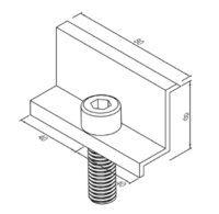 Morsetto finale pre-assemblato SW-II MF per Solar Wind II (20pz)