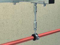 Pendino Fischer PDH M10 per la sospensione oscillante di tubi (50pz)