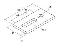 Piastra di connessione SSP per vite STSR (25pz)