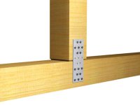 Piaste perforate leggere Fischer XNPP per connessione legno (25pz)