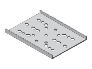 Piastra di fissaggio Fischer PT sistema QUICK-FIX per staffaggi su misura (50pz)