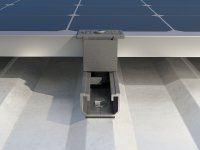 Profilo in alluminio Fischer SolarMetal per pannelli fotovoltaici su lamiere grecate, 4,45mt