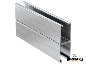 Profilo di montaggio Fischer FUS 41/62D 6mt per sostegno impianti 10pz