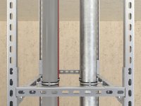 Profilo di montaggio Fischer FUS 41/41/2,0 6 metri 10pz in acciaio zincato