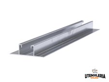Profilo in alluminio Solar Flat Fischer 5,50mt per pannelli fotovoltaici