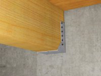Staffe per connessioni ad ali interne Fischer XJIA per travi in legno (10pz)