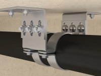 Sella Fischer FFPK per connessione tra tubi e strutture