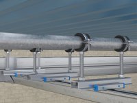 Slitta di scorrimento Fischer FSC 1 per tubazioni grosse dilatazioni (12pz)