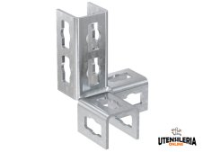 Staffa connessione tri-dimensionale PFUF 3DL per profili FUS (10pz) Staffa connessione tri-dimensionale PFUF 3DL per profili FUS (10pz)
