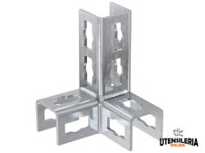 Staffa connessione tri-dimensionale PFUF 3DR per profili FUS (10pz) Staffa connessione tri-dimensionale PFUF 3DR per profili FUS (10pz)
