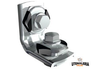 Staffa angolare pre-assemblata Fischer MW 31 Clix per profili FLS (10pz)