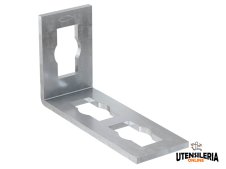 Staffa angolare Fischer PFAF 3 per connessione profili FUS (25pz) Staffa angolare Fischer PFAF 3 per connessione profili FUS (25pz)