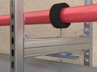 Staffa angolare Fischer PFAF 4/135° per connessione profili FUS (20pz)