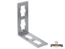 Staffa angolare Fischer PFAF 4 per connessione profili FUS (25pz) Staffa angolare Fischer PFAF 4 per connessione profili FUS (25pz)