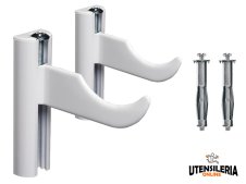 Mensole Fischer TC per radiatori tubolari su cartongesso (2pz) Mensole Fischer TC per radiatori tubolari su cartongesso (2pz)