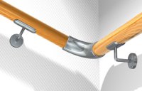 Tassello in ottone POS con doppia vite metrica per legno (25pz)