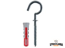 Tasselli Fischer Duopower 6/1 con vite occhiolo aperto (25pz)