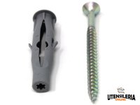 Tasselli Fischer in nylon FU-V con vite truciolare (25pz)