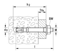 Ancorante meccanico Fischer FNA II M  (100pz)