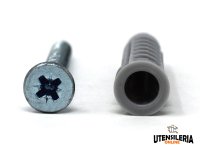 Tasselli Fischer SX-6S in nylon con vite truciolare in vaschetta (400pz)