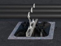 Vite testa bombata Fischer LKS M12x25 in acciaio inossidabile (50pz)