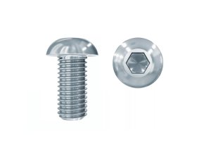 Vite testa bombata Fischer LKS M12x25 in acciaio inossidabile (50pz)