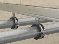 Vite testa a rombo Fischer FCS M8 per fissaggio collari su profili MS (50pz)