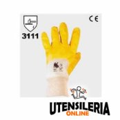 Guanto da lavoro NBR giallo EXTRA con polsino