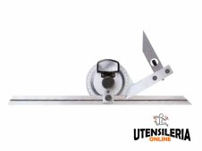 Goniometro universale con lente di ingrandimento INOX