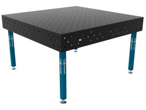 Banco per saldatura SteelEco GPPH 1,5x1,48mt spessore 8mm, fori 16mm griglia 100x100mm
