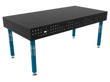 Banco per saldatura SteelEco GPPH 2x1mt spessore 8mm, fori 16mm griglia 50x50mm