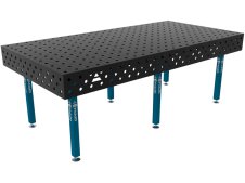 Banco per saldatura SteelEco GPPH 2,4x1,2mt spessore 8mm, fori 16mm