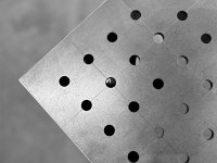 Banco per saldatura con ruote SteelEco GPPH 2,4x1,2mt spessore 8mm, fori 16mm griglia 50x50mm