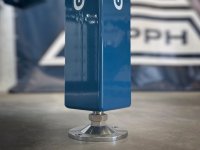 Banco per saldatura SteelMax GPPH 2,4x1,2mt spessore 15mm, fori 28mm griglia diagonale