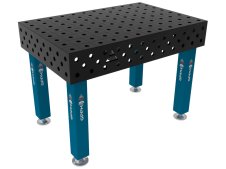 Banco per saldatura SteelMax GPPH in acciaio rinforzato 1,2x1mt fori 28mm