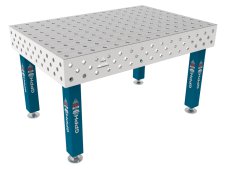 Banco per saldatura SteelMax INOX GPPH 1,5x1mt spessore 15mm, fori 28mm