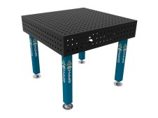Banco per saldatura SteelPlus GPPH 1x1mt spessore 12mm, fori 16mm griglia 50x50mm