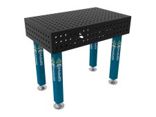 Banco per saldatura SteelPlus GPPH 1x0,6mt spessore 12mm, fori 16mm griglia 50x50mm