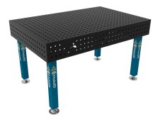 Banco per saldatura SteelPlus GPPH 1,5x1mt spessore 12mm, fori 16mm griglia 50x50mm