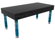 Banco per saldatura SteelPlus GPPH 2x1mt spessore 12mm, fori 16mm griglia 50x50mm
