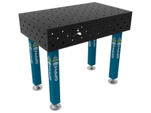 Banco per saldatura SteelPlus GPPH 1x0,6mt spessore 12mm, fori 16mm