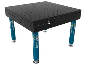 Banco per saldatura SteelPlus GPPH 1,2x1,2mt spessore 12mm, fori 16mm