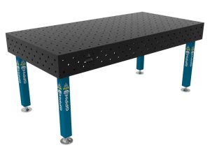 Banco per saldatura SteelPlus GPPH 2x1mt spessore 12mm, fori 16mm