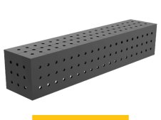 Blocco di collegamento 1000x200x200mm SteelPlus GPPH, spessore 12mm, fori 16mm griglia 50x50mm