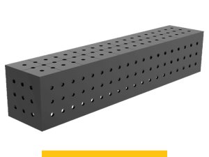 Blocco di collegamento 1000x200x200mm SteelPlus GPPH, spessore 12mm, fori 16mm griglia 50x50mm