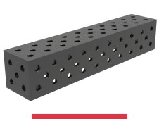 Blocco di collegamento 1000x200x200mm SteelMax GPPH, spessore 15mm, fori 28mm griglia diagonale Blocco di collegamento 1000x200x200mm SteelMax GPPH, spessore 15mm, fori 28mm griglia diagonale
