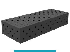 Blocco di collegamento 1000x400x200mm SteelEco GPPH, spessore 8mm, fori 16mm griglia diagonale