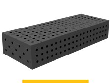Blocco di collegamento 1000x400x200mm SteelPlus GPPH, spessore 12mm, fori 16mm griglia 50x50mm